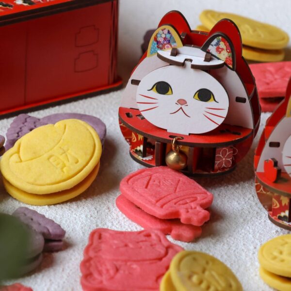 招財福貓餅乾禮盒-3 【2026新春伴手】招財貓禮盒