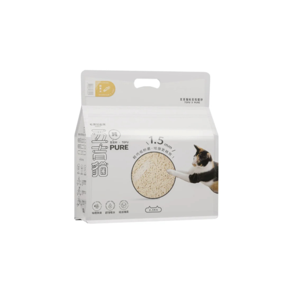 蘋果木 毛孩站起來|五吉貓 PURE純豆腐砂 2.5KG